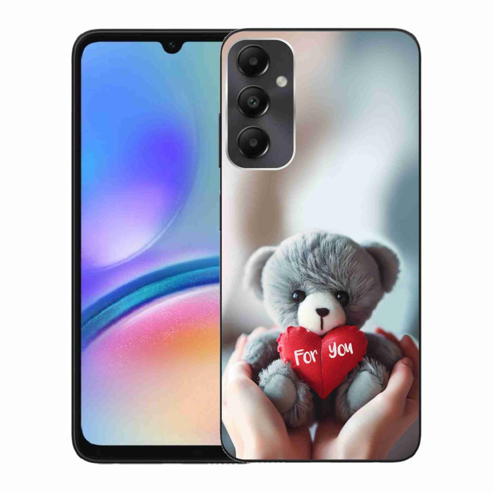 Gelový kryt mmCase na Samsung Galaxy A05s - medvídek pro zamilované
