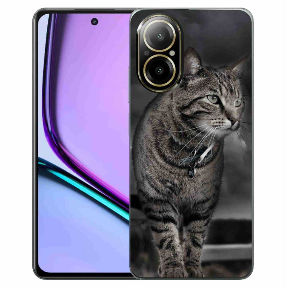 Gelový kryt mmCase na Realme C67 - kočka