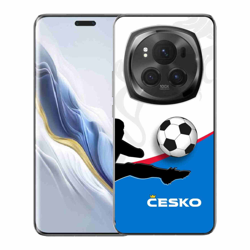 Gelový kryt mmCase na Honor Magic 6 Pro 5G - fotbal Česko 3