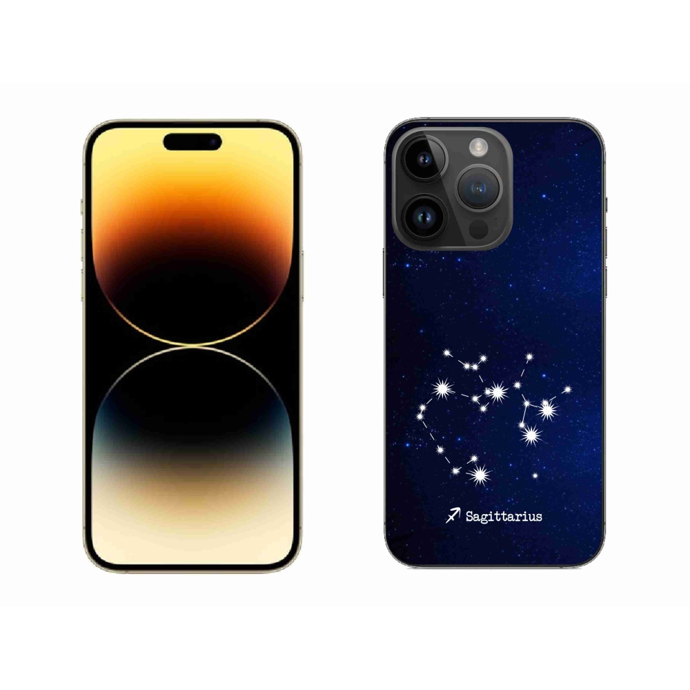Gelový kryt mmCase na iPhone 14 Pro Max 6.7 - souhvězdí Střelce