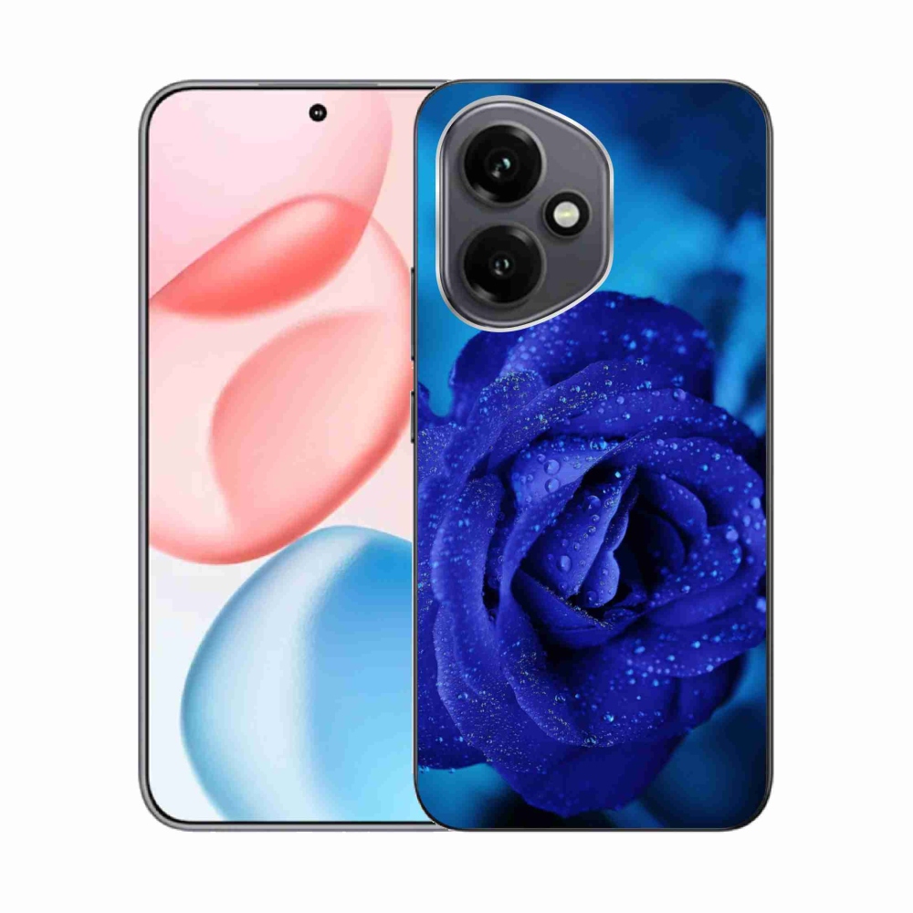 Gelový kryt mmCase na Honor 400 - modrá růže