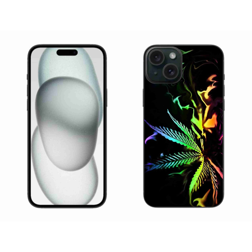 Gelový kryt mmCase na iPhone 15 Plus - konopí 2