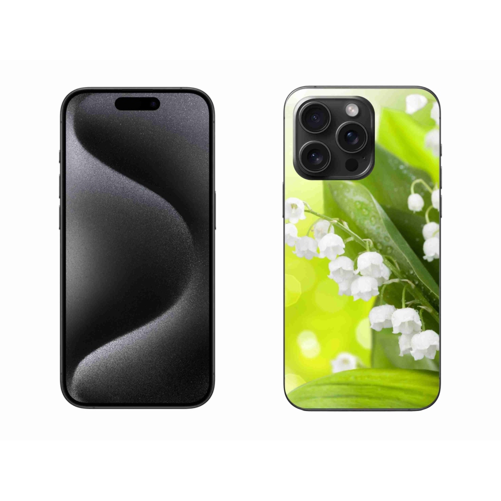 Gelový kryt mmCase na iPhone 15 Pro Max - konvalinka
