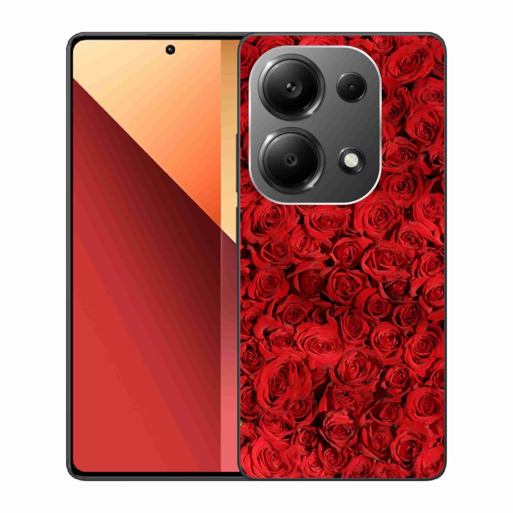 Gelový kryt mmCase na Xiaomi Redmi Note 13 Pro 4G/Poco M6 Pro - růže