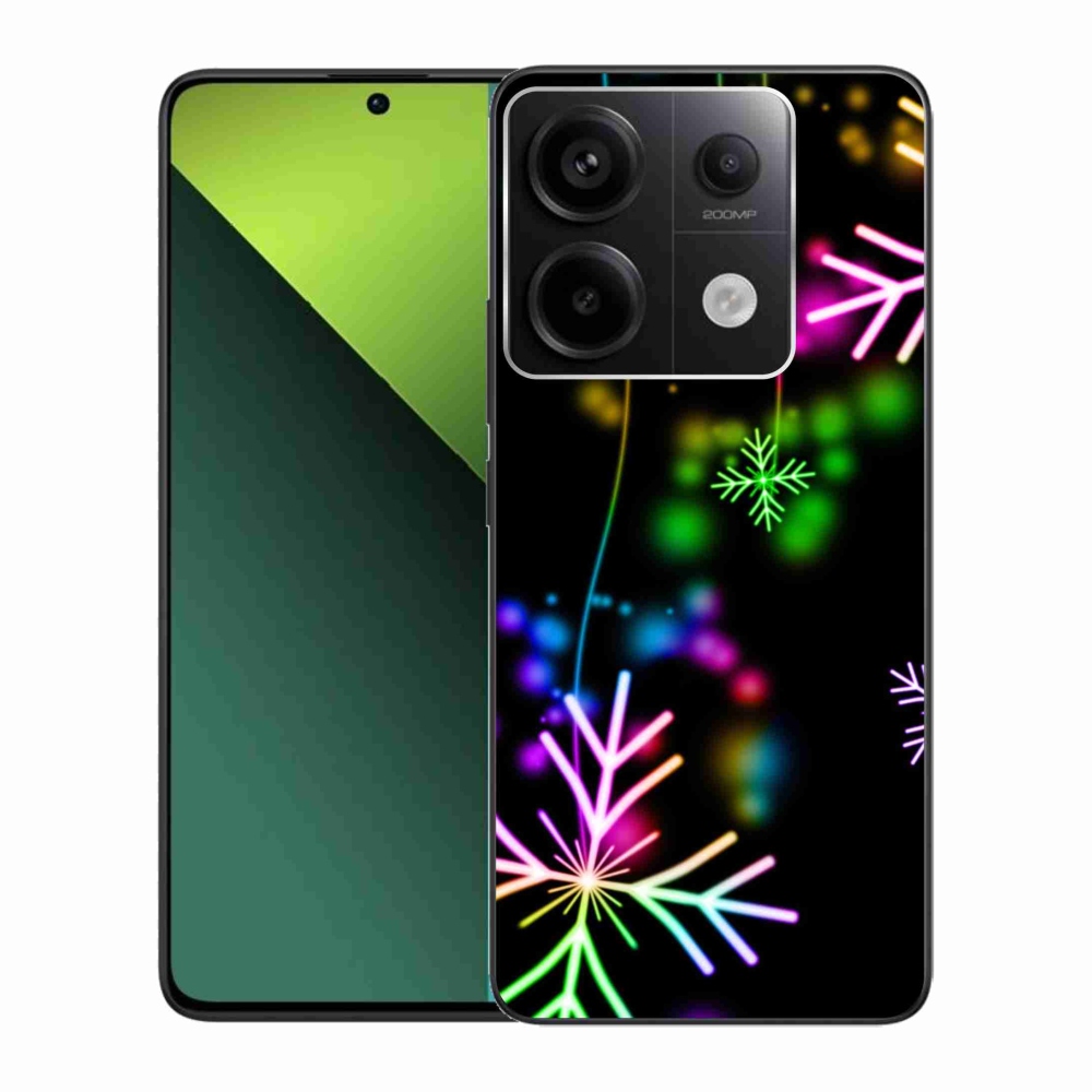 Gelový kryt mmCase na Xiaomi Redmi Note 13 Pro 5G/Poco X6 5G - barevné vločky