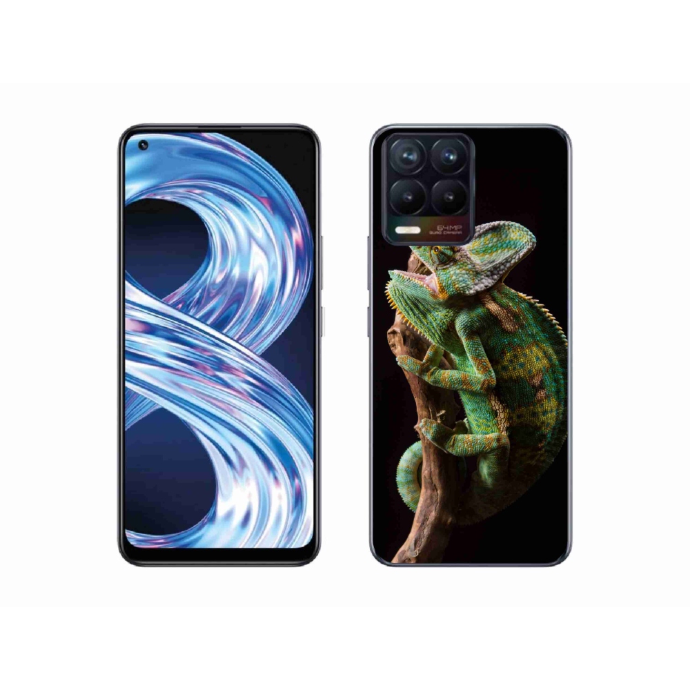 Gelový kryt mmCase na Realme 8 Pro - chameleon