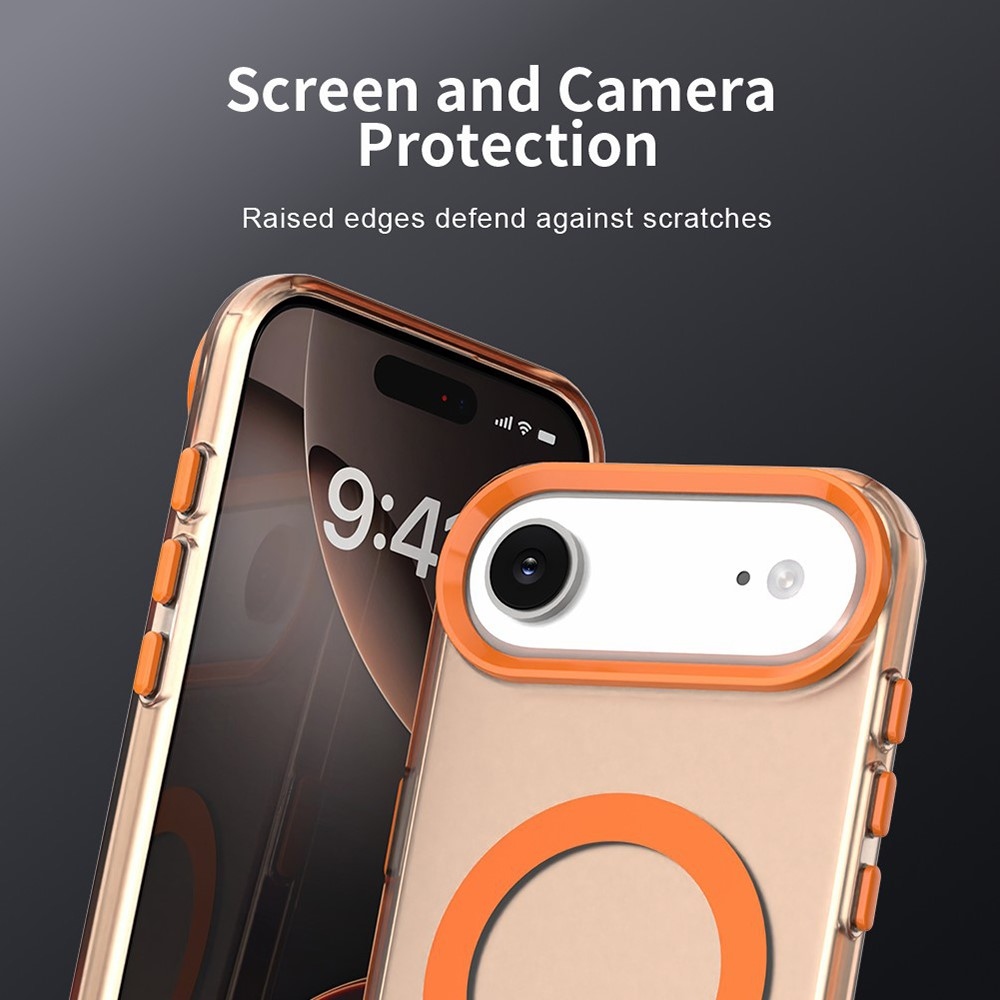 Candy gelový obal MagSafe pro iPhone 17 Air - oranžový
