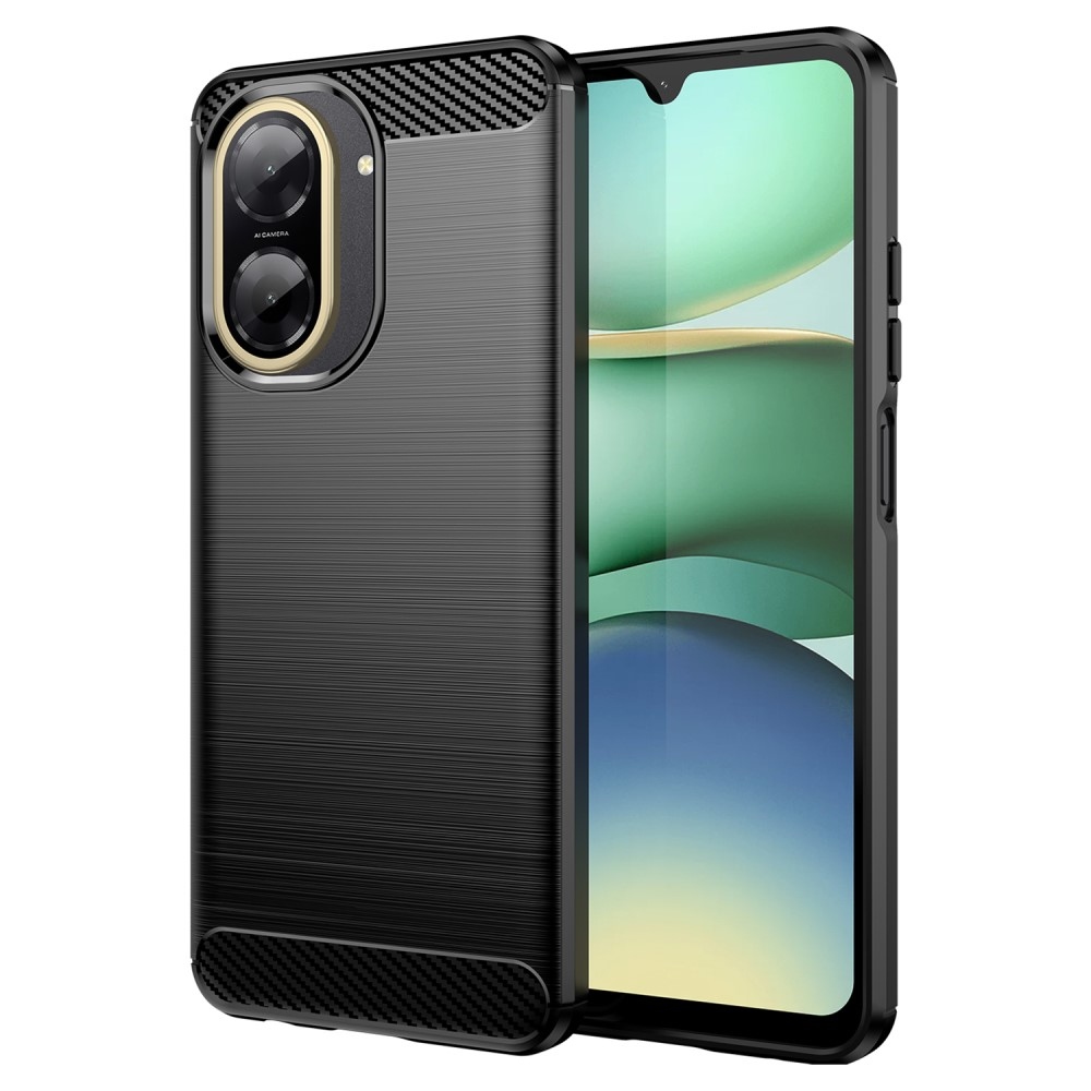 Carbon odolný gelový obal na Xiaomi Redmi A5 (171.7x77.8x8.3mm) - černý