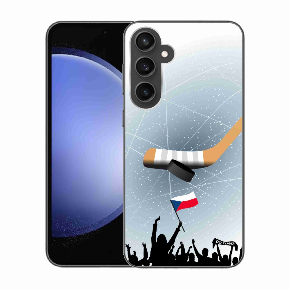 Gelový kryt mmCase na Samsung Galaxy S23 FE - fanoušci hokeje