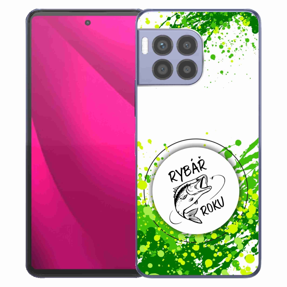 Gelový kryt mmCase na T-Mobile T Phone 2 Pro - rybář roku bílé pozadí