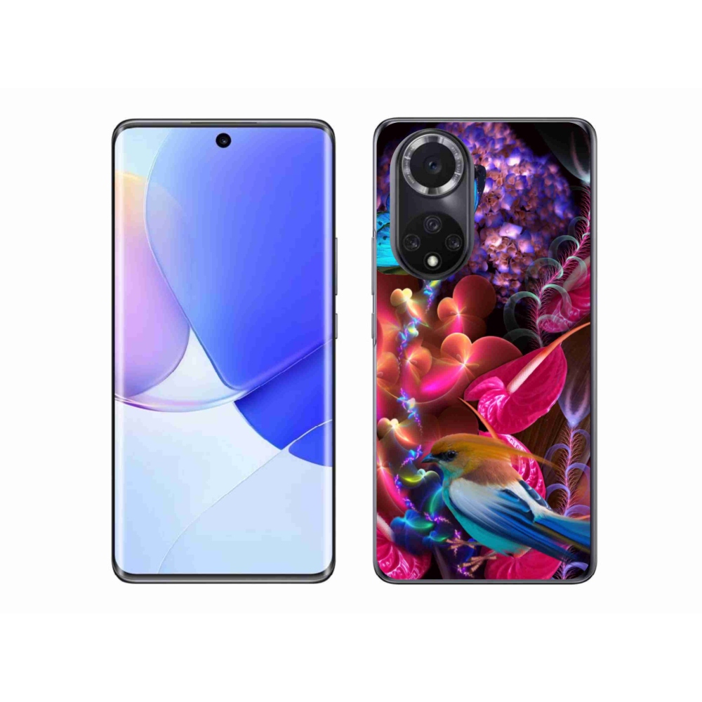 Gelový kryt mmCase na Huawei Nova 9 - barevné květiny