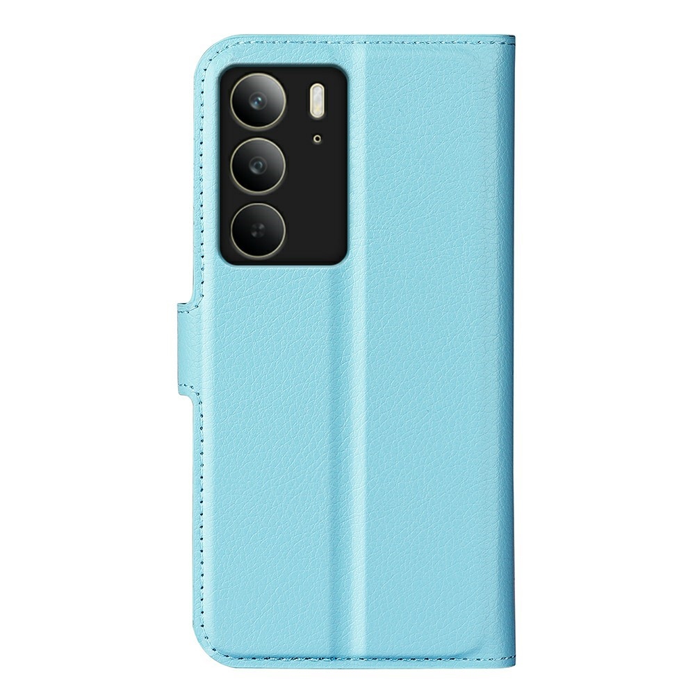 Litchi knížkové pouzdro na Realme C75 - modré