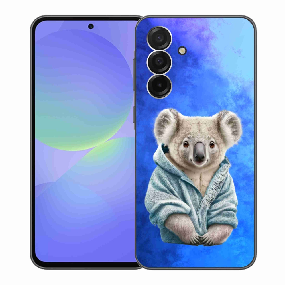 Gelový kryt mmCase na Samsung Galaxy A36 5G - koala ve svetru