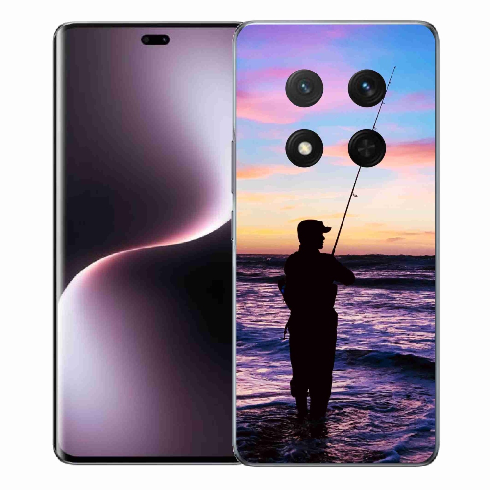 Gelový kryt mmCase na Honor Magic 7 Lite 5G - rybaření 1