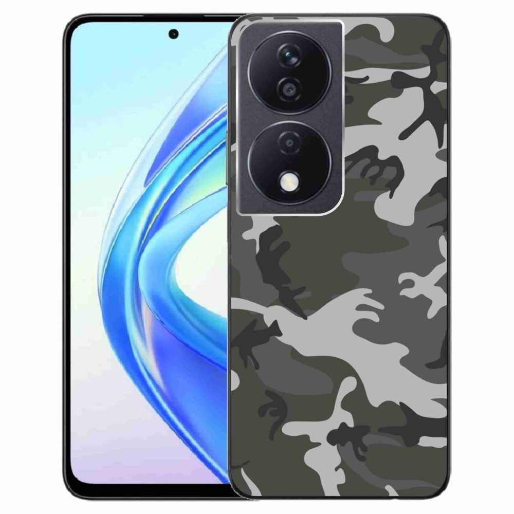 Gelový kryt mmCase na Honor X7b/Honor 90 Smart - maskáčový vzor