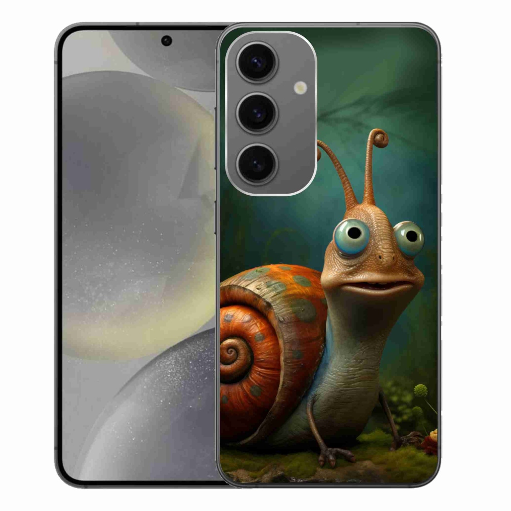 Gelový kryt mmCase na Samsung Galaxy S24+ - šnek