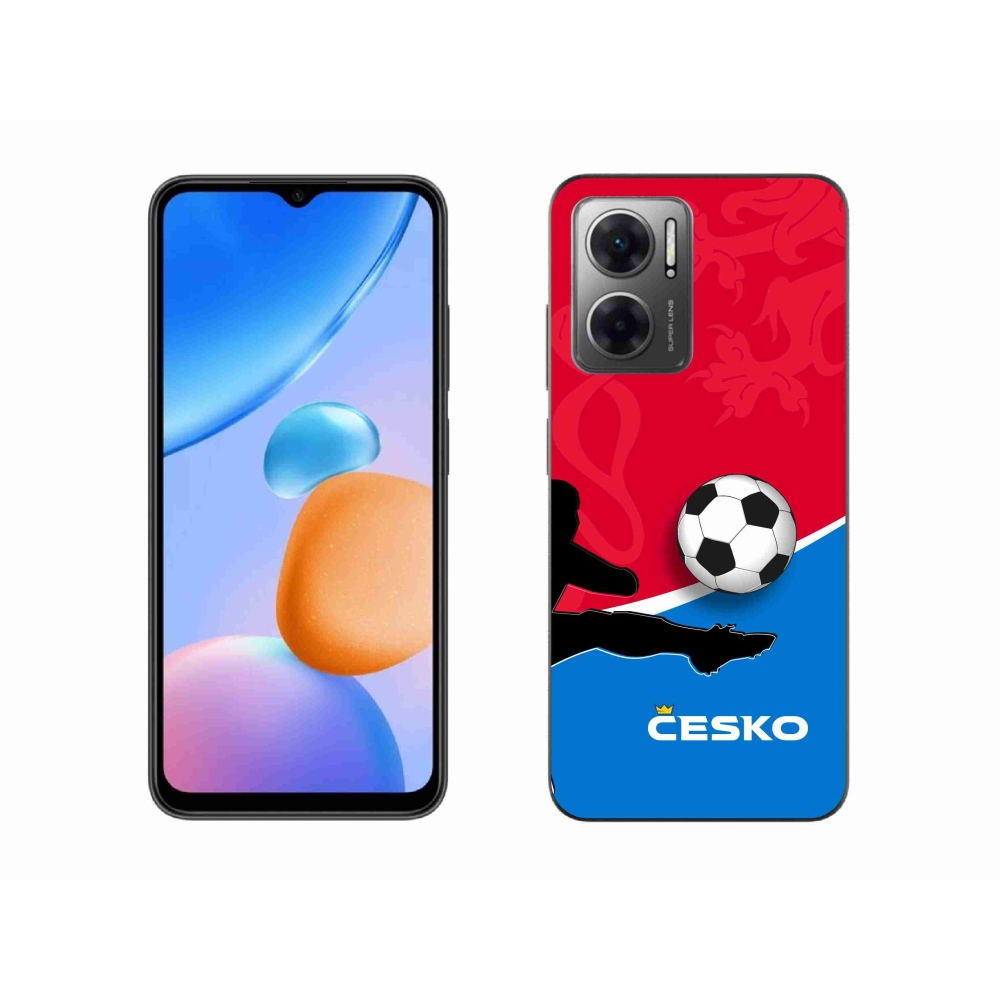 Gelový kryt mmCase na Xiaomi Redmi 10 5G - fotbal Česko 2