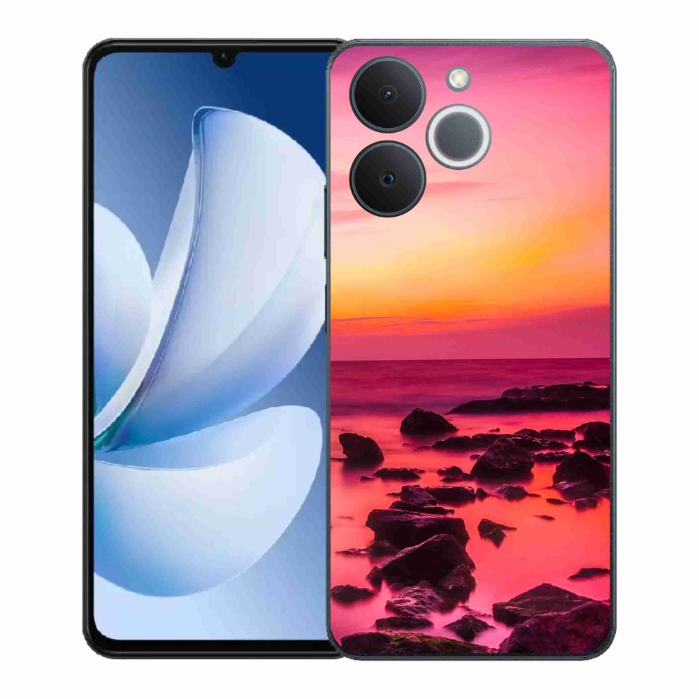 Gelový kryt mmCase na Realme Note 70T - moře a záře