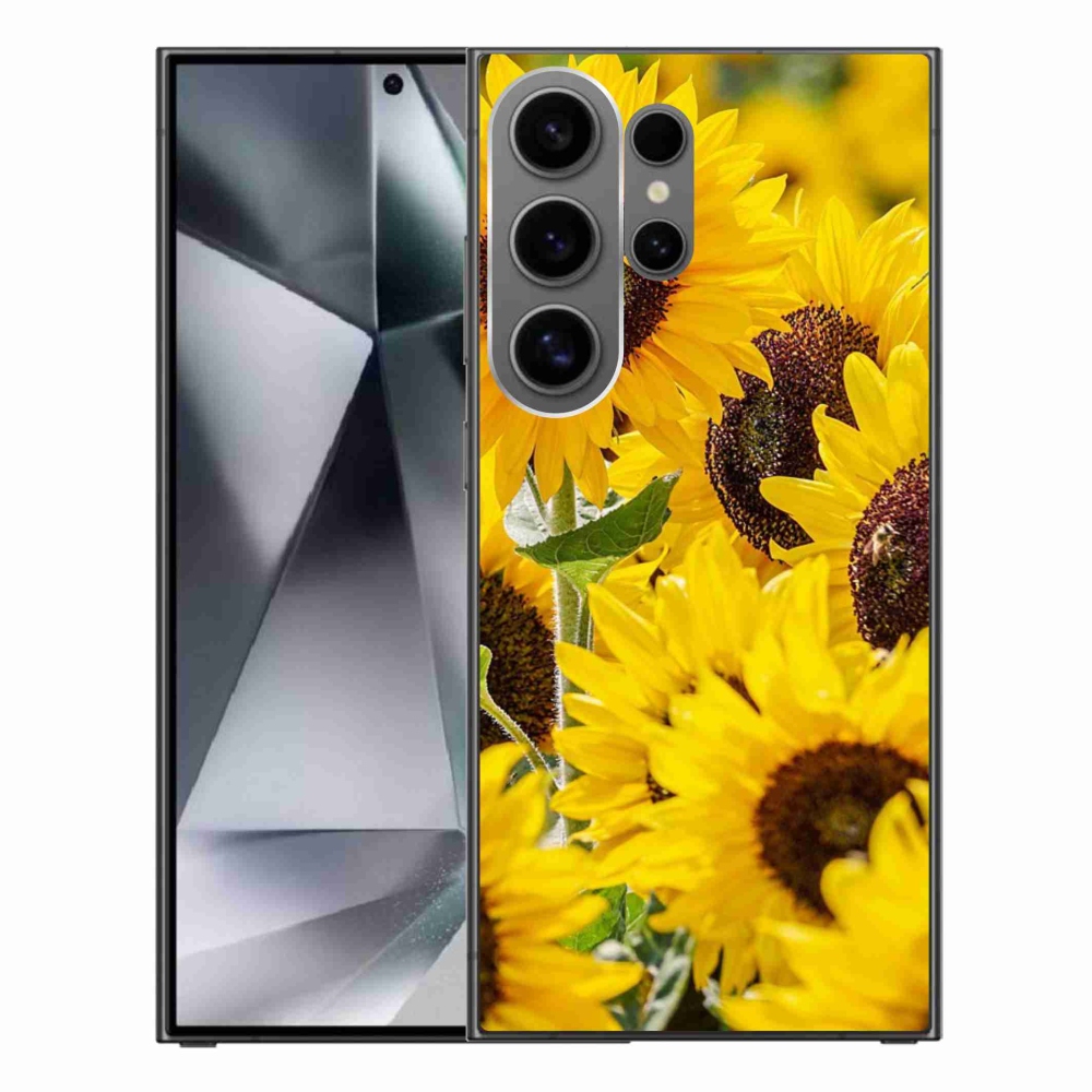 Gelový kryt mmCase na Samsung Galaxy S24 Ultra - slunečnice