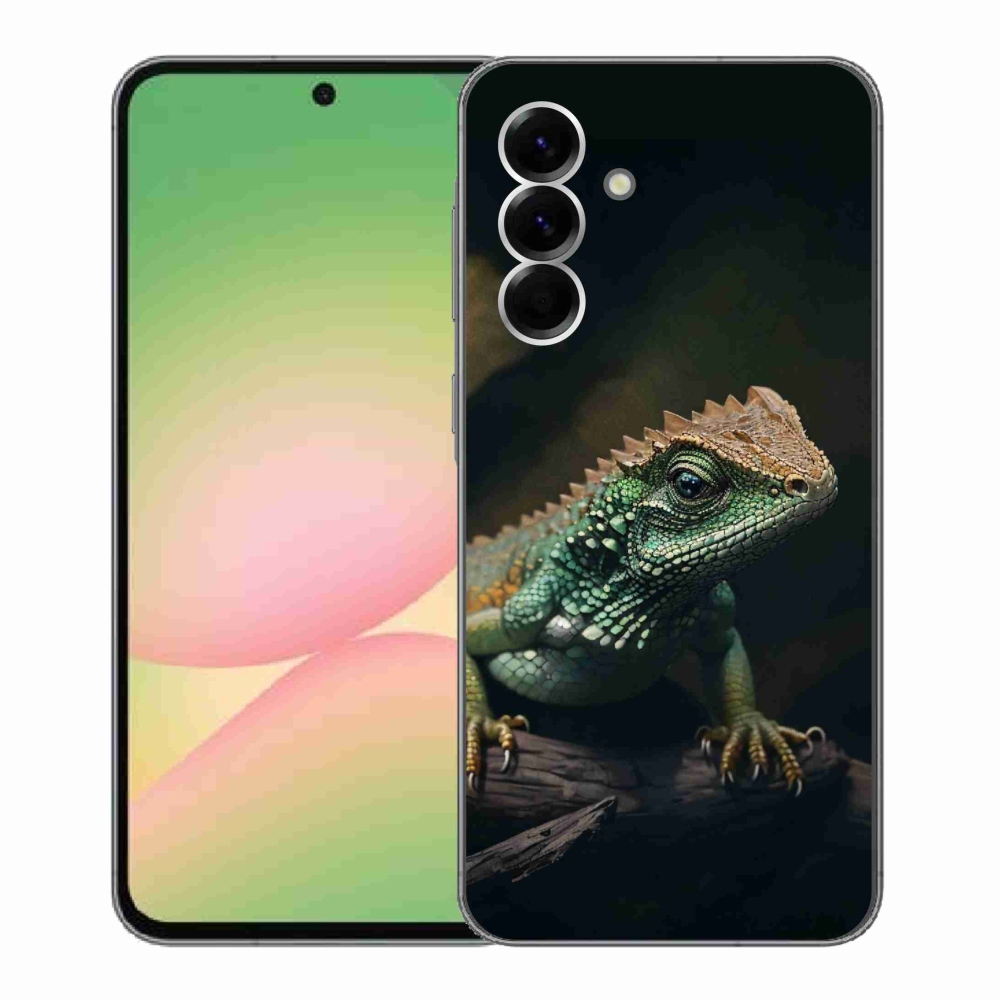 Gelový kryt mmCase na Samsung Galaxy A56 5G - ještěr