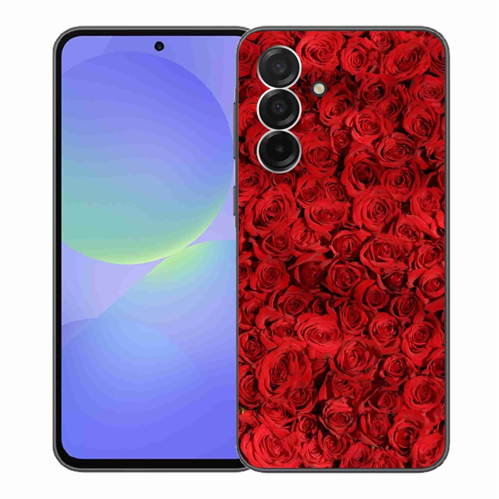 Gelový kryt mmCase na Samsung Galaxy A36 5G - růže