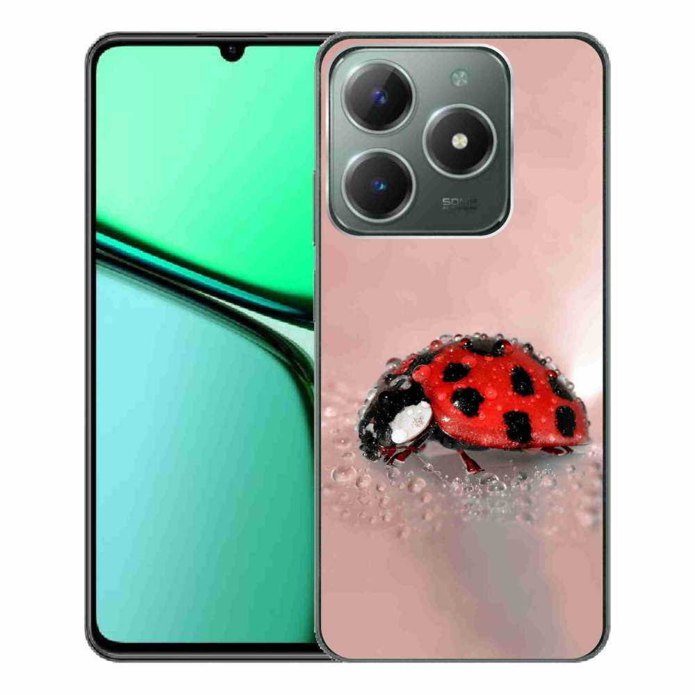 Gelový kryt mmCase na Realme C61 - beruška