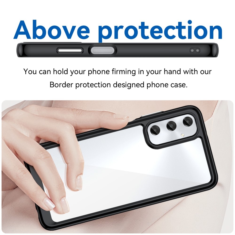 Gelový obal s pevnými zády na Samsung Galaxy A05s - černý