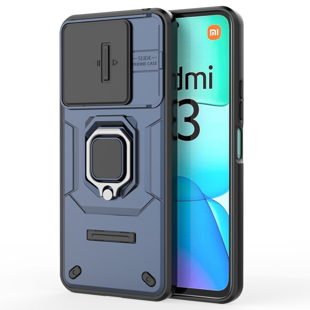 Lens odolný hybridní kryt na Xiaomi Redmi 13 4G/Poco M6 4G - modrý