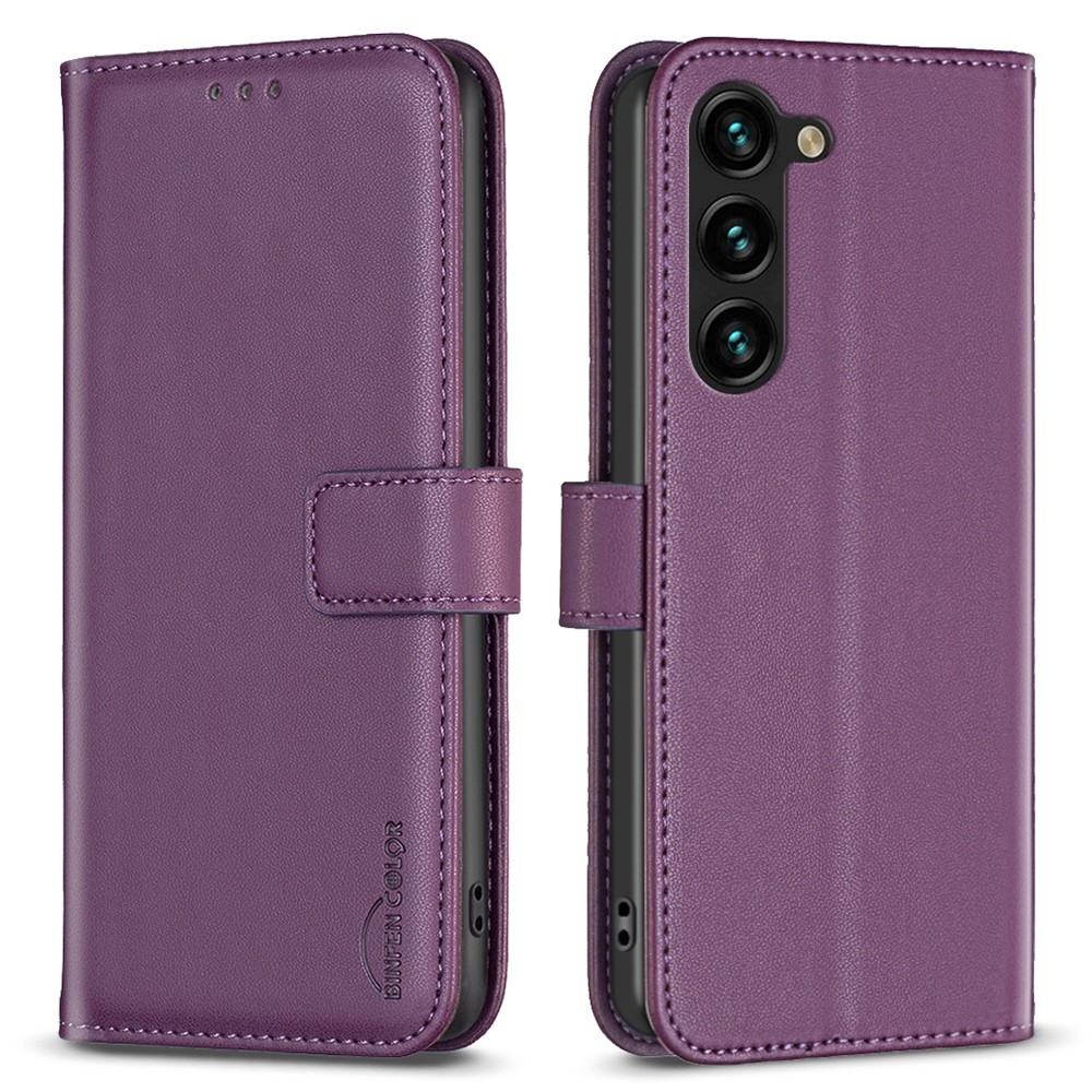 BNF knížkové pouzdro na Samsung Galaxy S25+ - tmavěfialové