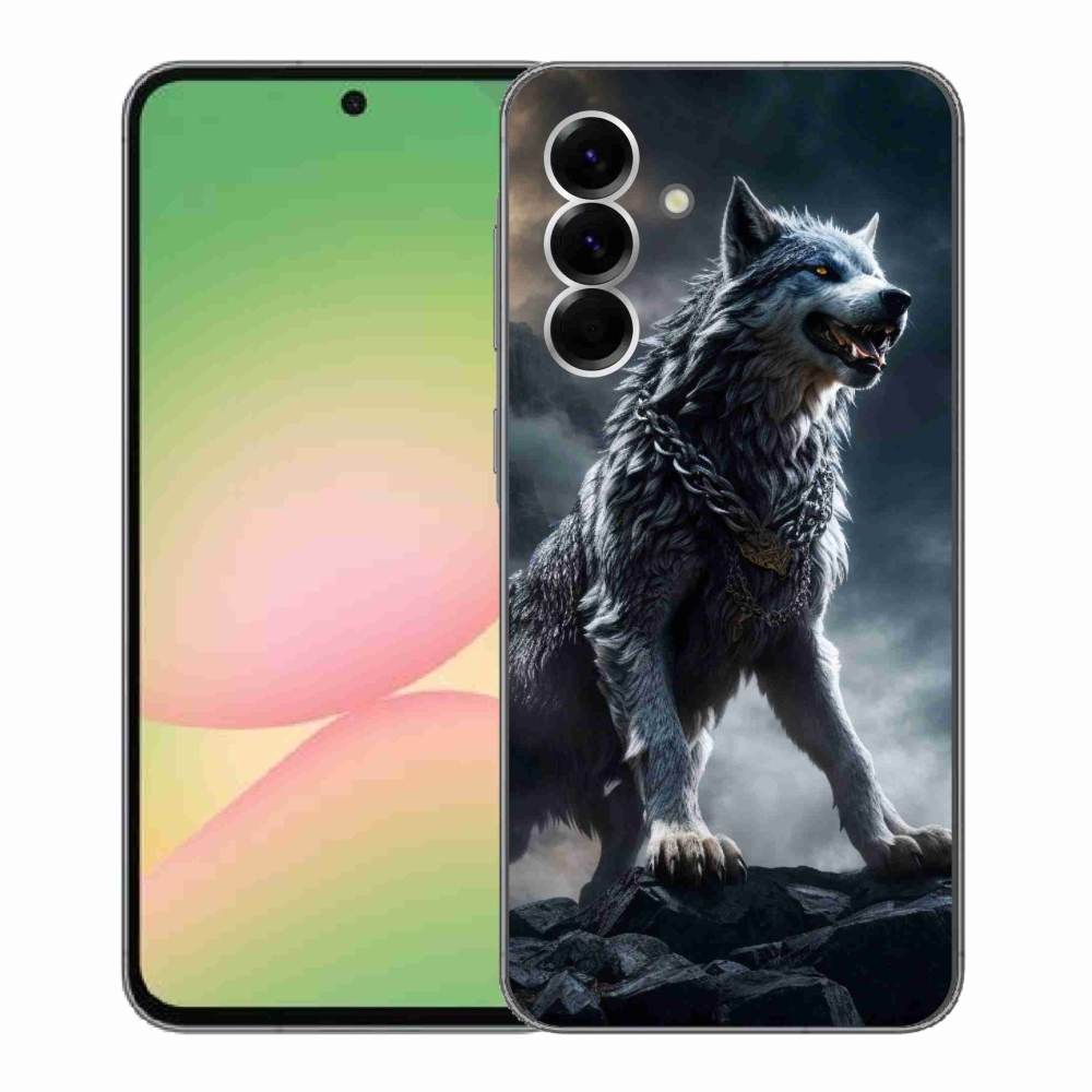 Gelový kryt mmCase na Samsung Galaxy A56 5G - vlk 1