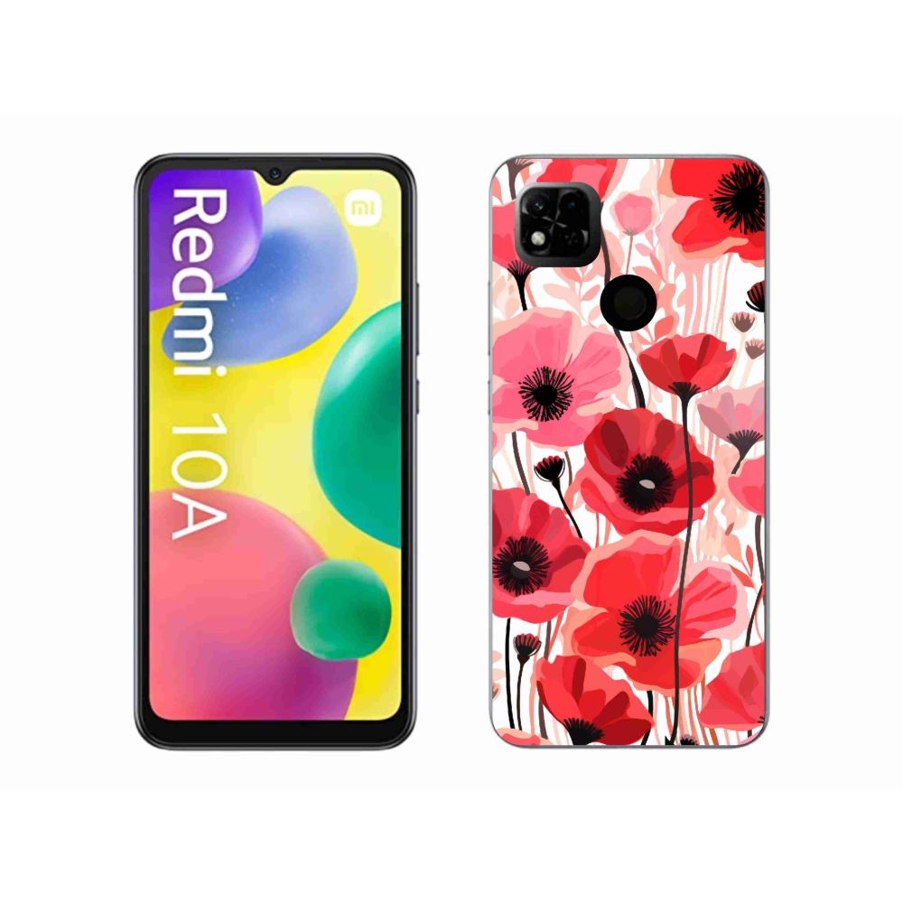 Gelový kryt mmCase na Xiaomi Redmi 10A - vlčí mák 1