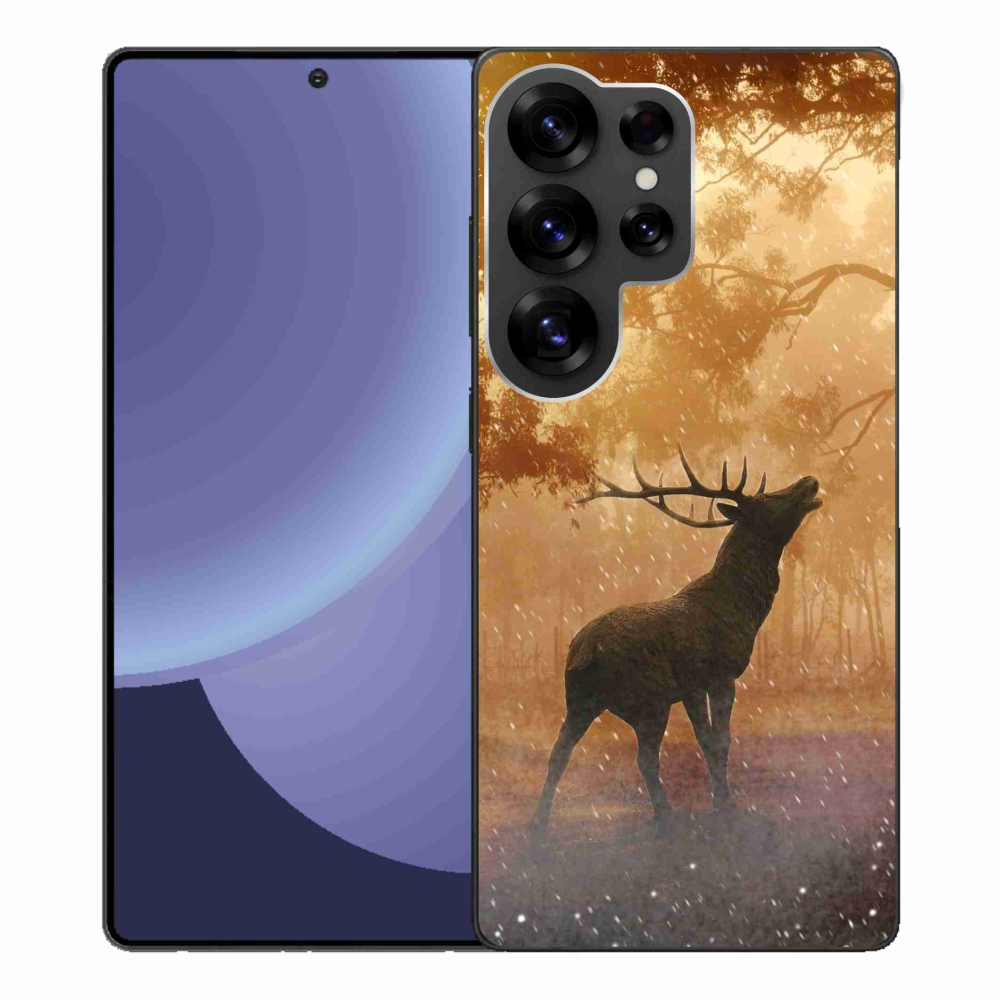 Gelový kryt mmCase na Samsung Galaxy S25 Ultra - jelen v říji