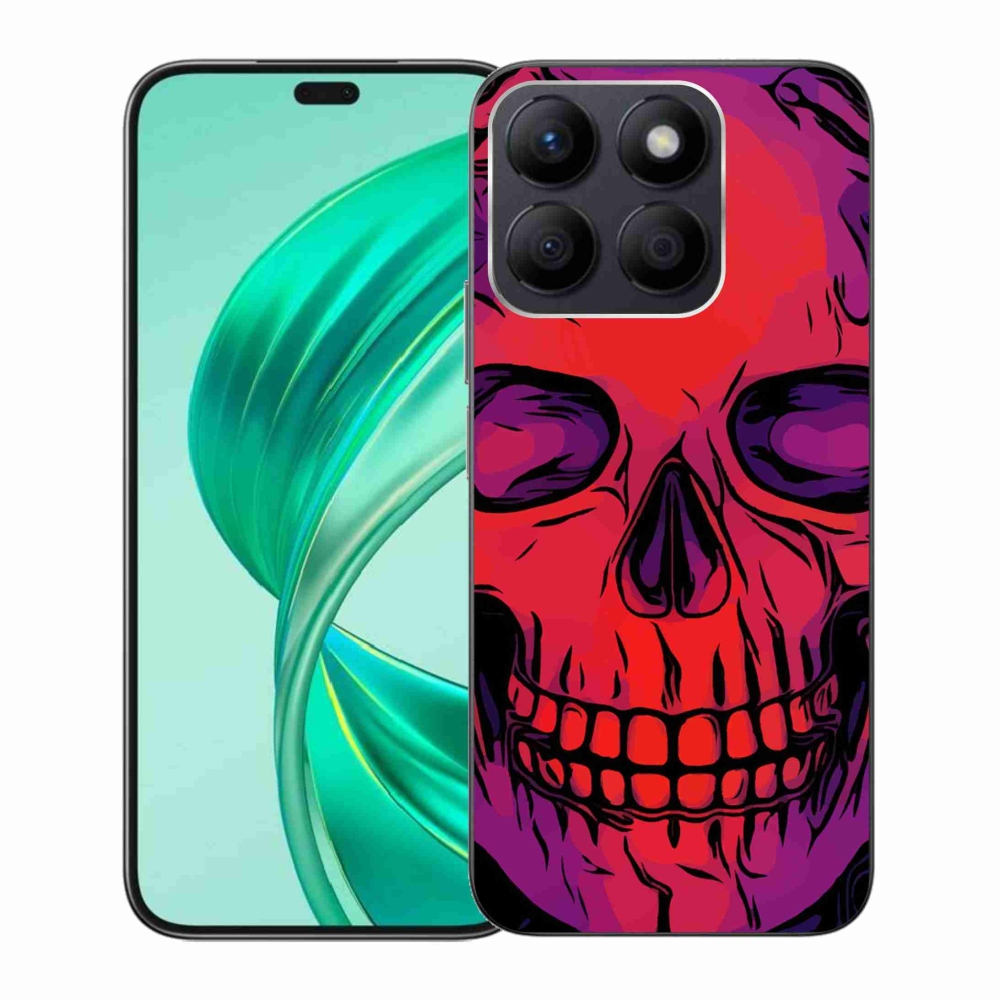 Gelový obal mmCase na Honor X8b - lebka