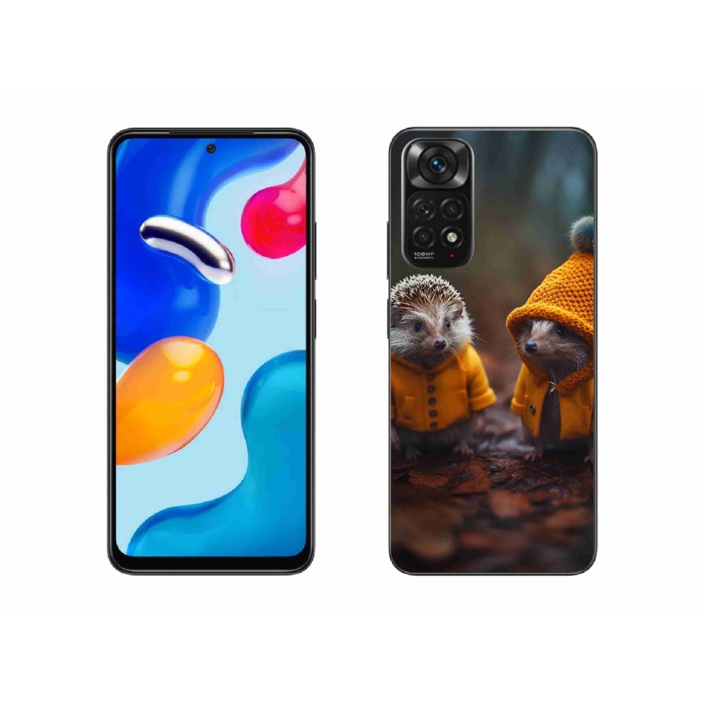 Gelový kryt mmCase na Xiaomi Redmi Note 11S 4G - ježci