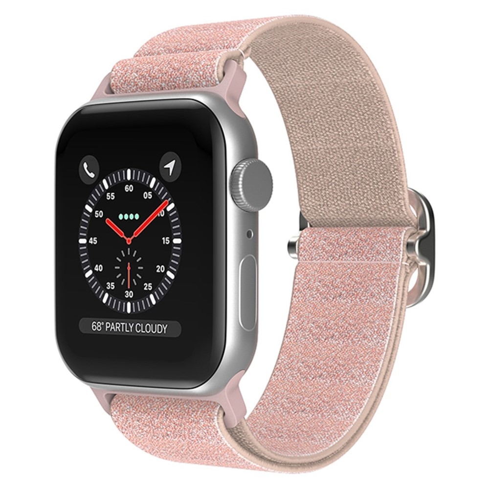 Decor nylonový řemínek na Apple Watch Ultra/Ultra 2 49mm/SE/SE 2022/2023 44mm/9/8/7 45mm/6/5/4 44mm/3/2/1 42 mm - růžový