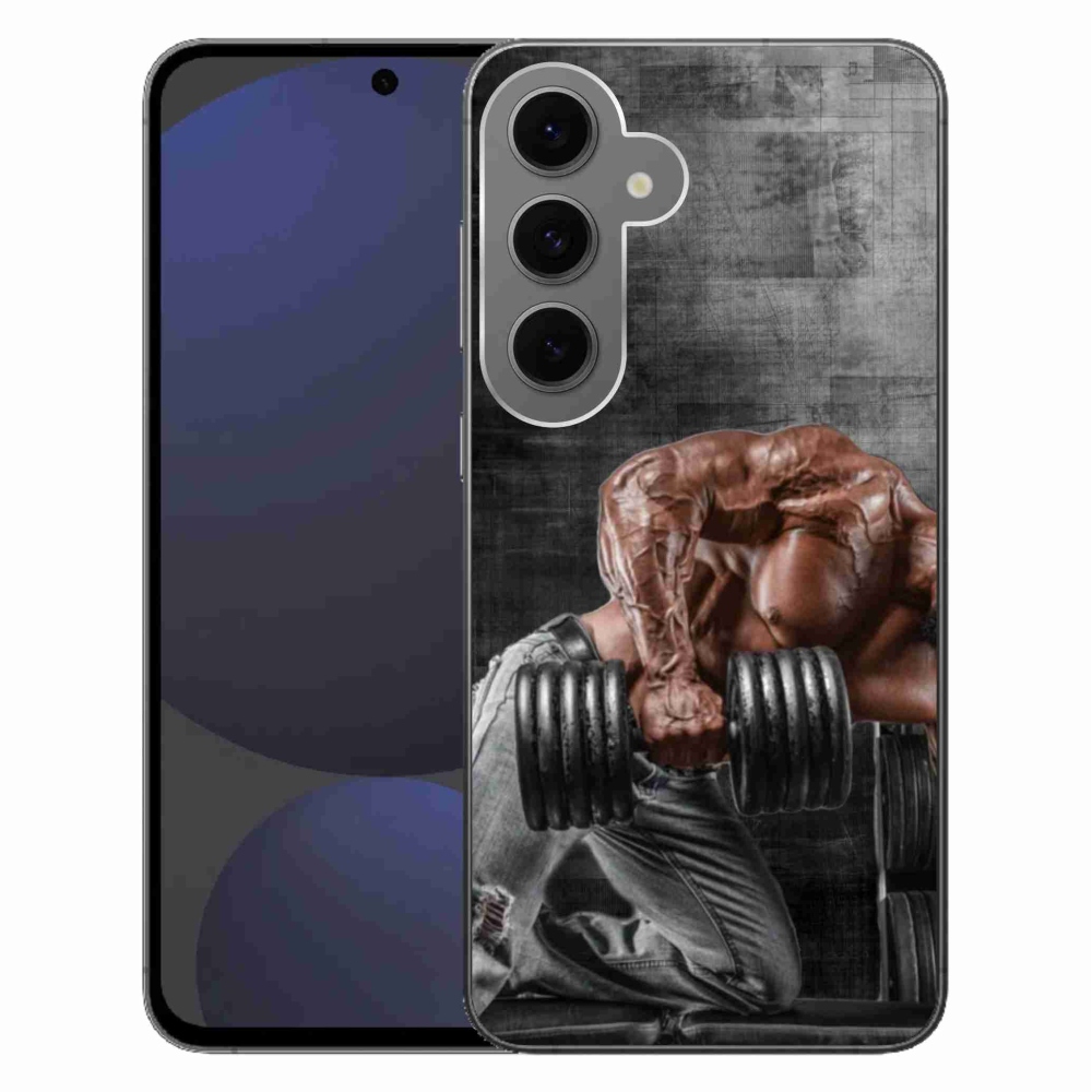 Gelový kryt mmCase na Samsung Galaxy S24 FE - posilování 1