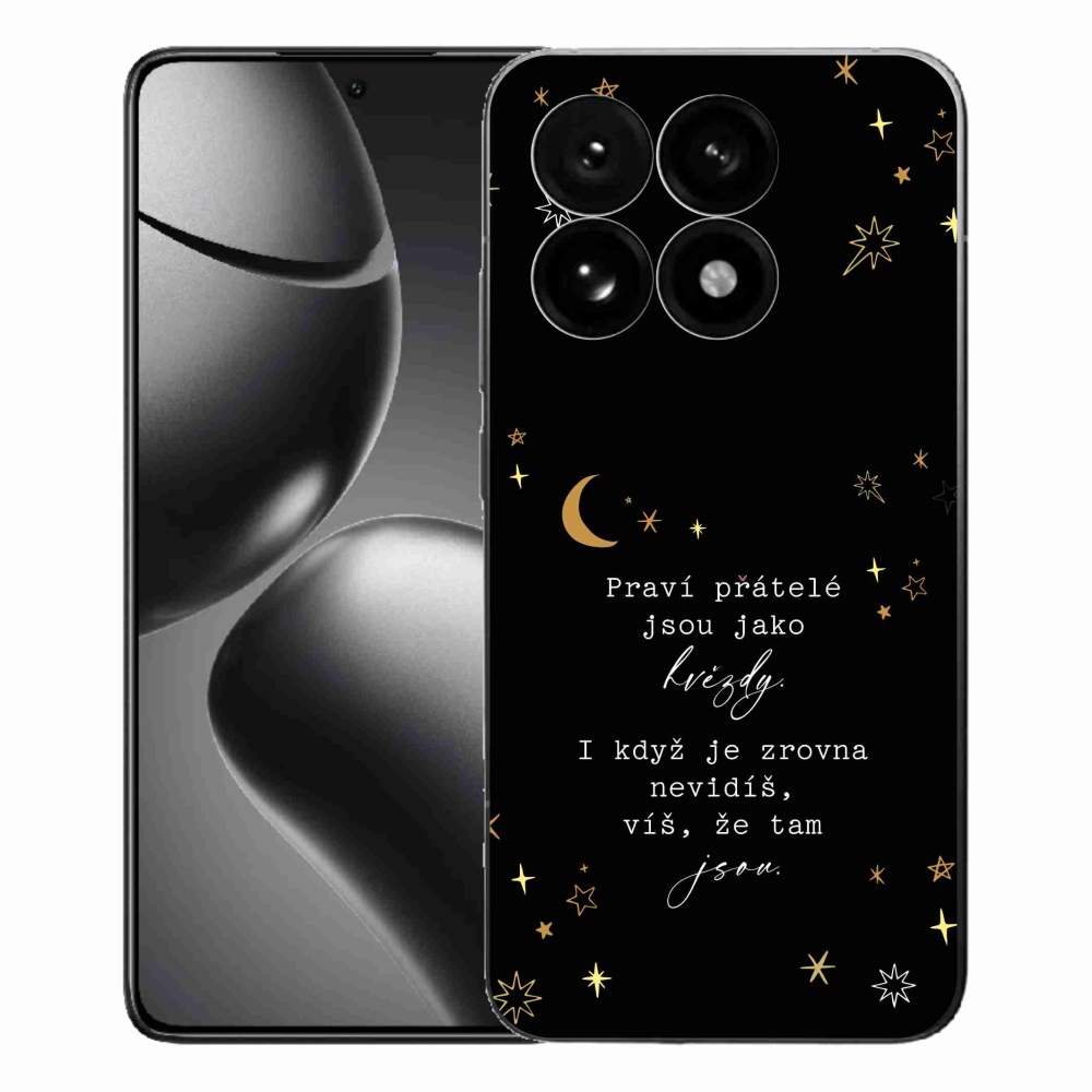Gelový kryt mmCase na Xiaomi 15T - citát 6 černé pozadí