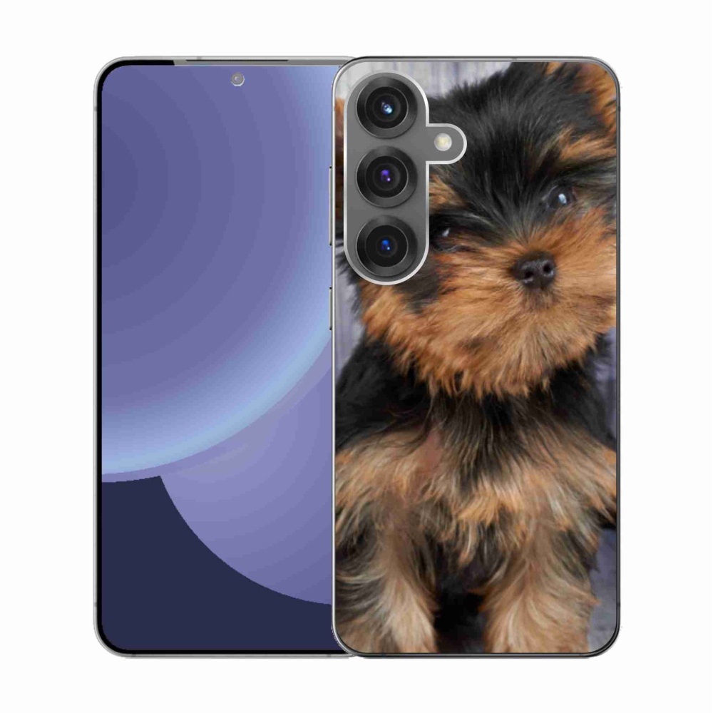 Gelový kryt mmCase na Samsung Galaxy S25 - jorkšír 9