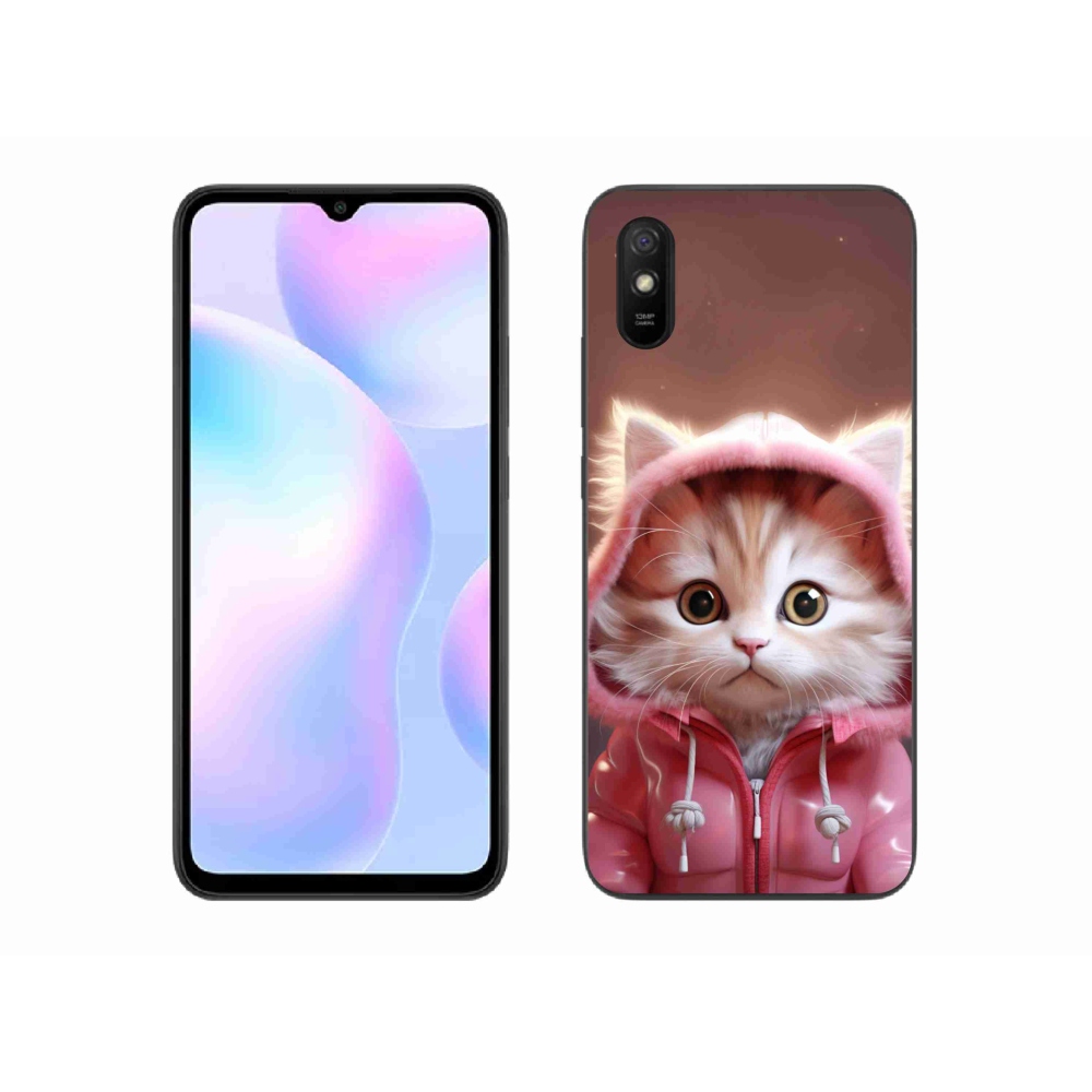 Gelový kryt mmCase na Xiaomi Redmi 9A - roztomilé kotě 3