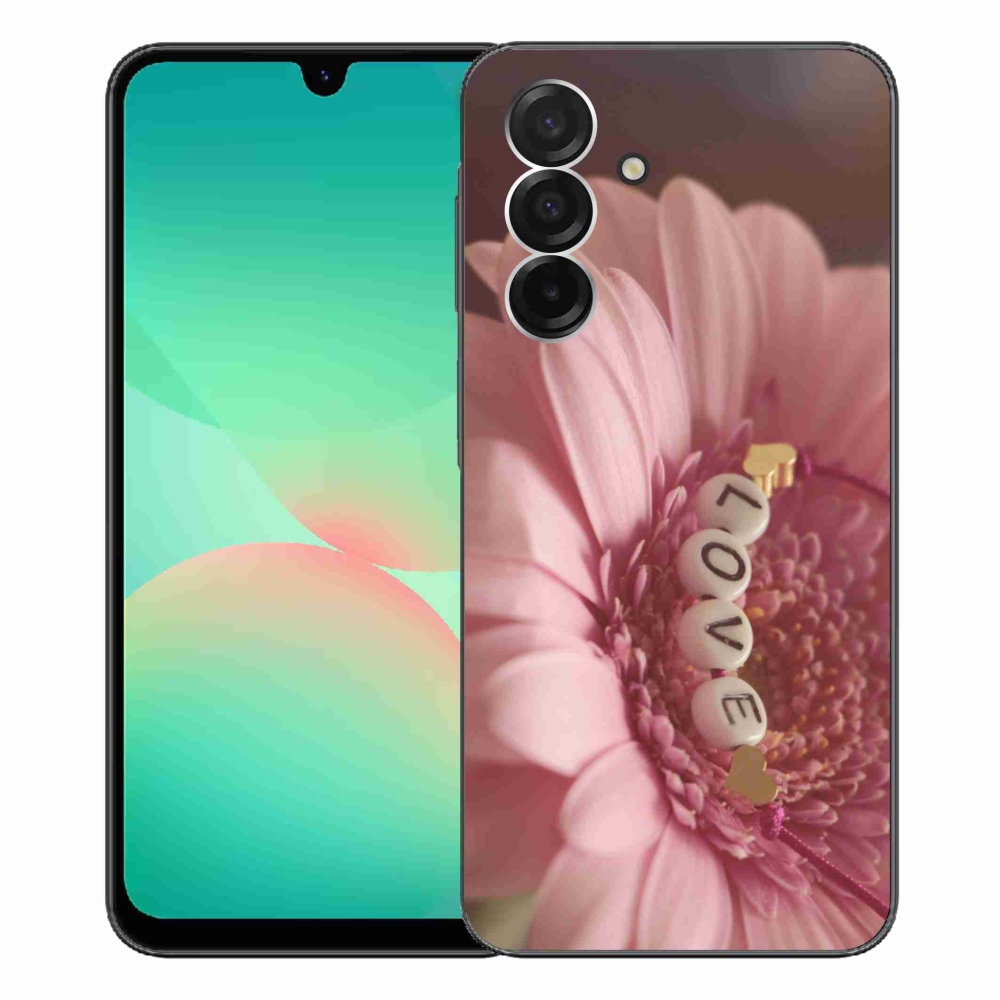 Gelový kryt mmCase na Samsung Galaxy A26 5G - přívěsek love