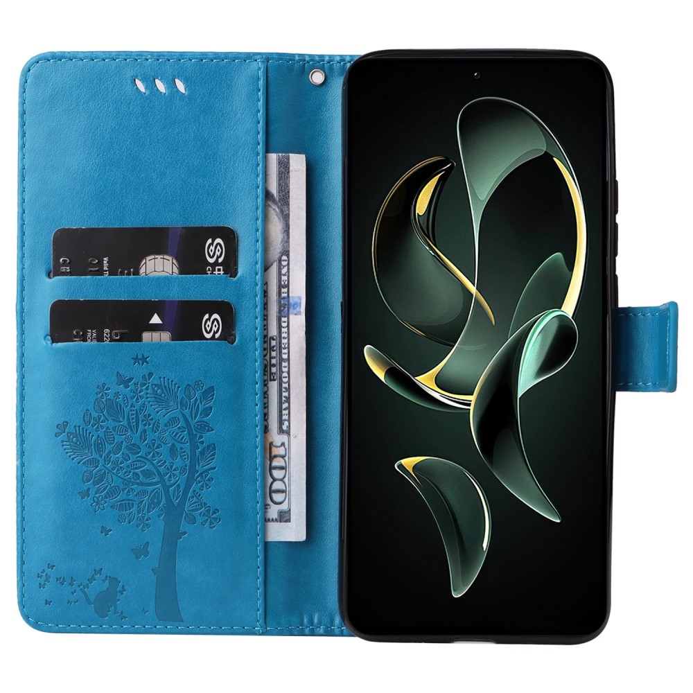 Tree knížkové pouzdro na Xiaomi 13T/13T Pro - modré