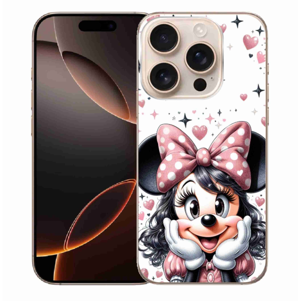 Gelový kryt mmCase na iPhone 16 Pro Max - minnie