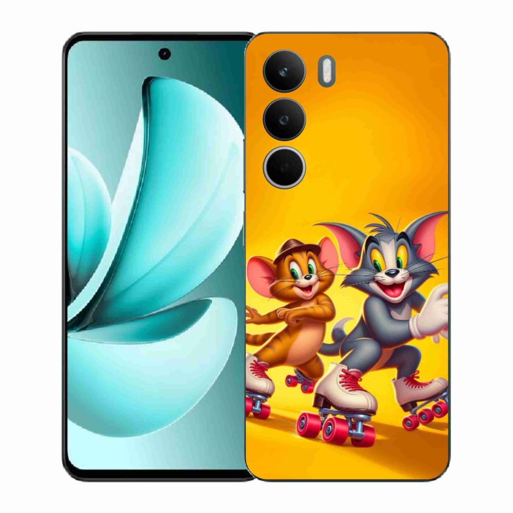 Gelový kryt mmCase na Realme C71 - tom a jerry