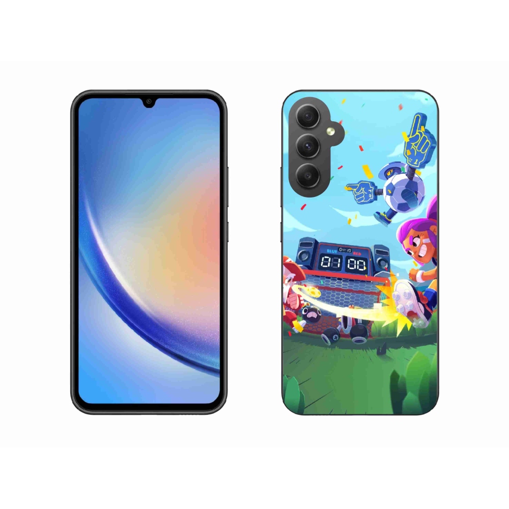 Gelový kryt mmCase na Samsung Galaxy A34 5G - brawl stars 1
