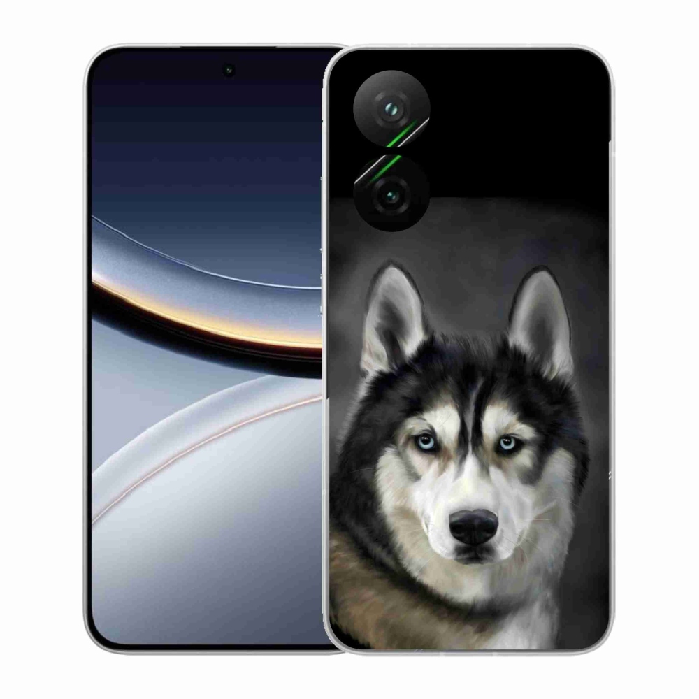 Gelový kryt mmCase na Xiaomi Poco F7 5G - husky