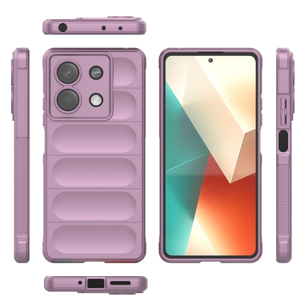 Rugg odolný gelový obal na Xiaomi Redmi Note 13 5G - světlefialový