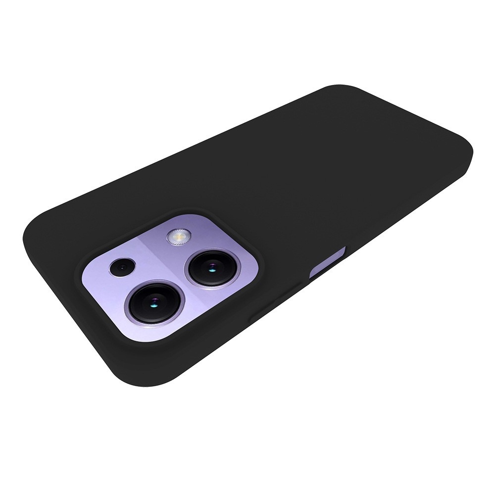 Matný gelový obal na Xiaomi Redmi 15C 4G (171mm)/Poco C85 4G (171mm) - černý