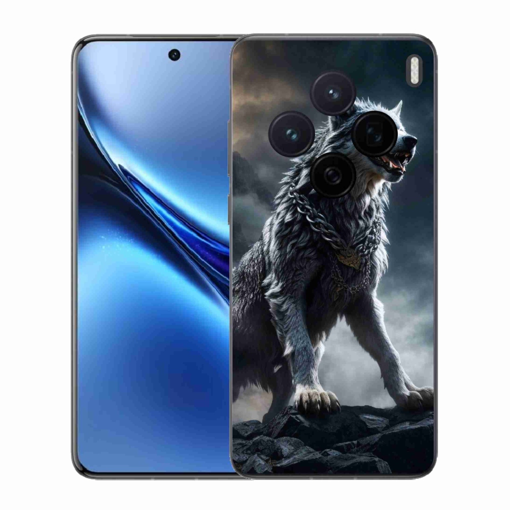 Gelový kryt mmCase na Vivo X200 5G - vlk 1