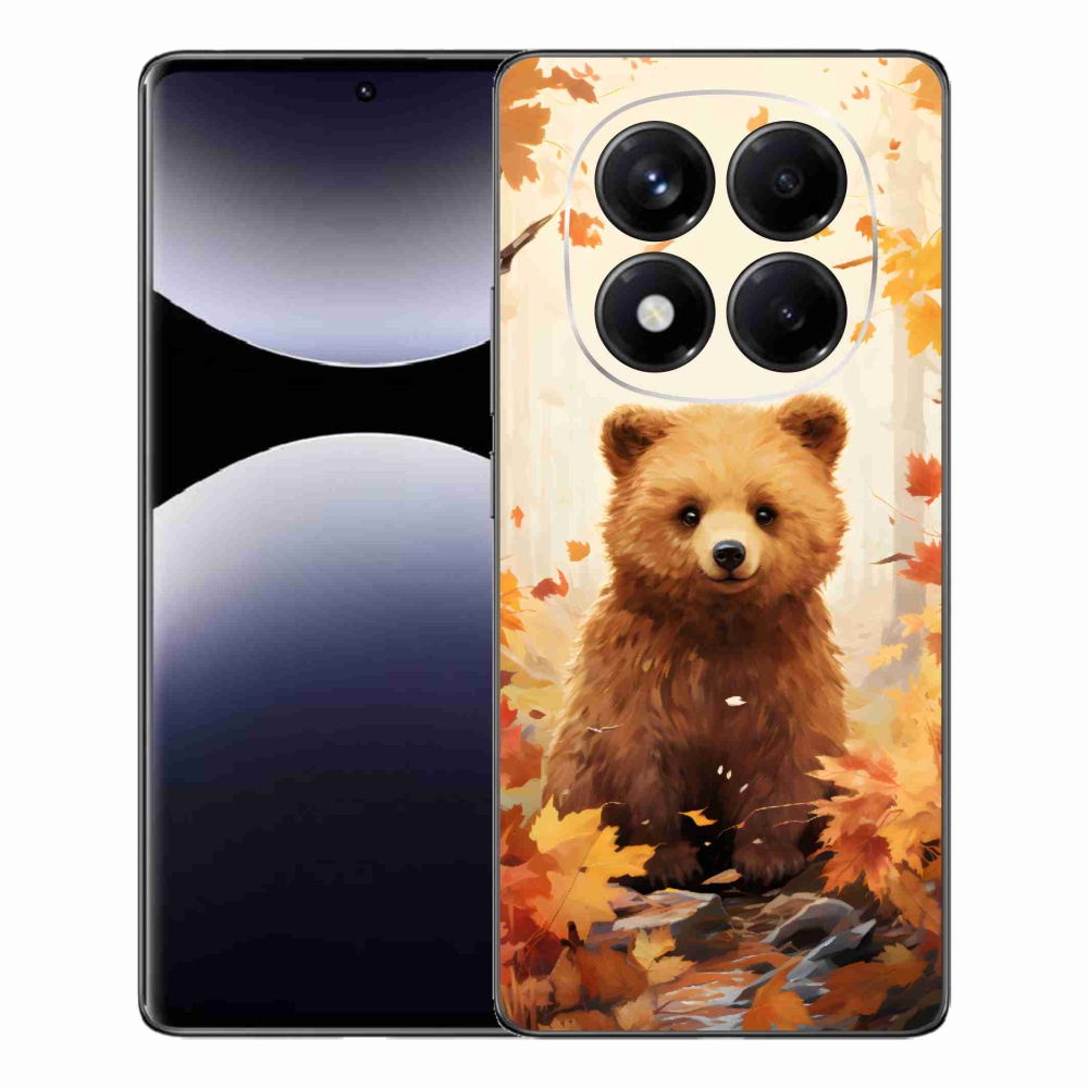 Gelový kryt mmCase na Xiaomi Redmi Note 14 Pro - medvěd v lese