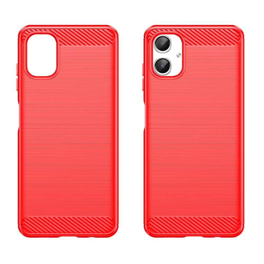 Carbon odolný gelový obal na Samsung Galaxy A06 4G - červený